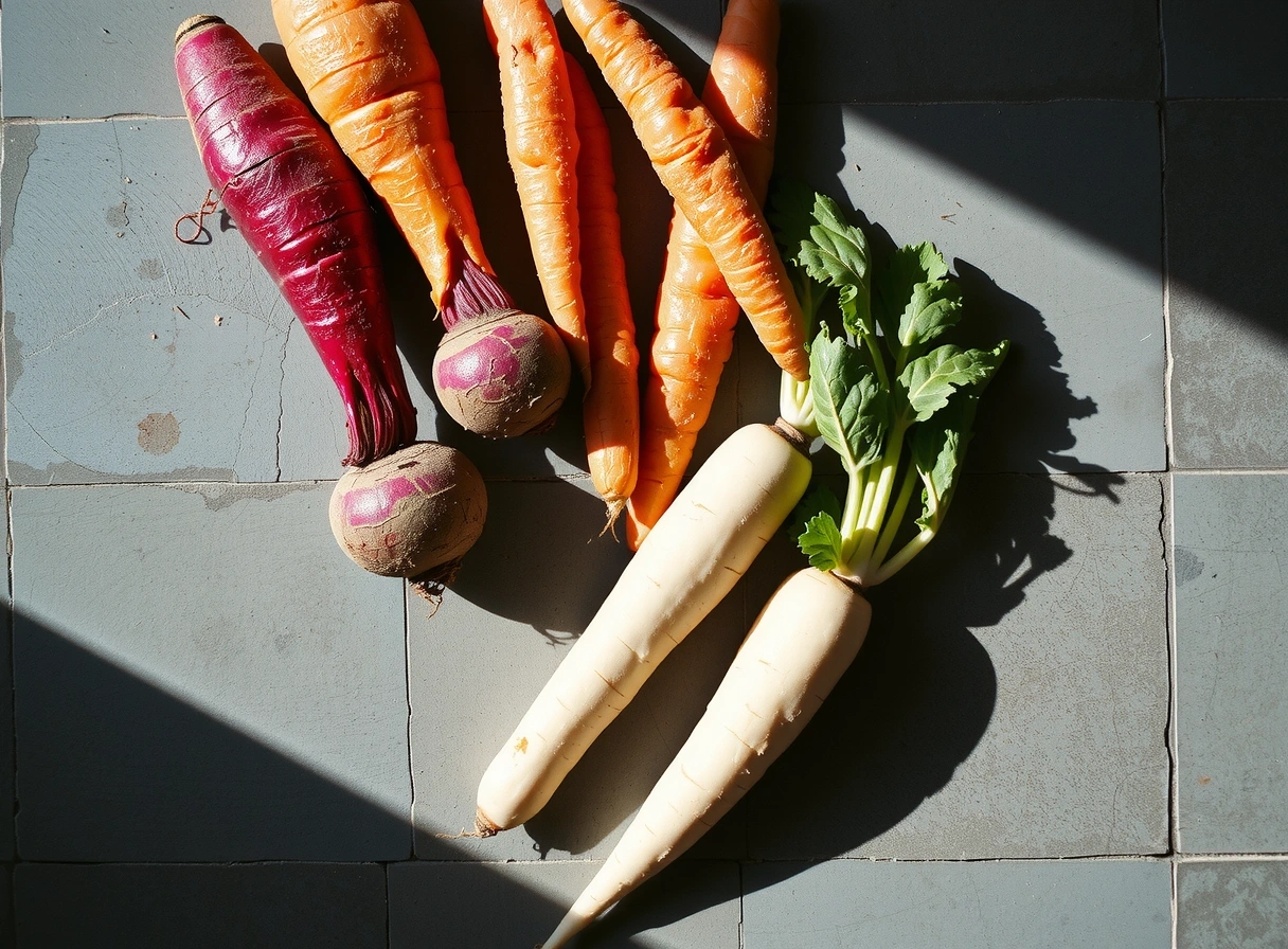 Geometria warzyw korzeniowych